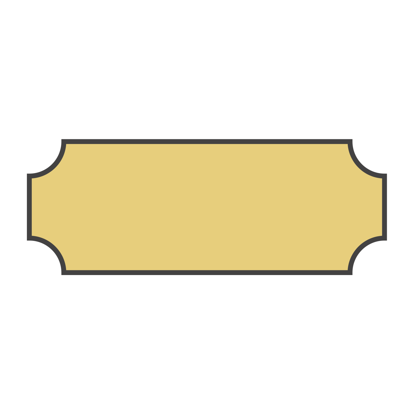 Kunststoff Formschild, verschiedene Formen und Größen