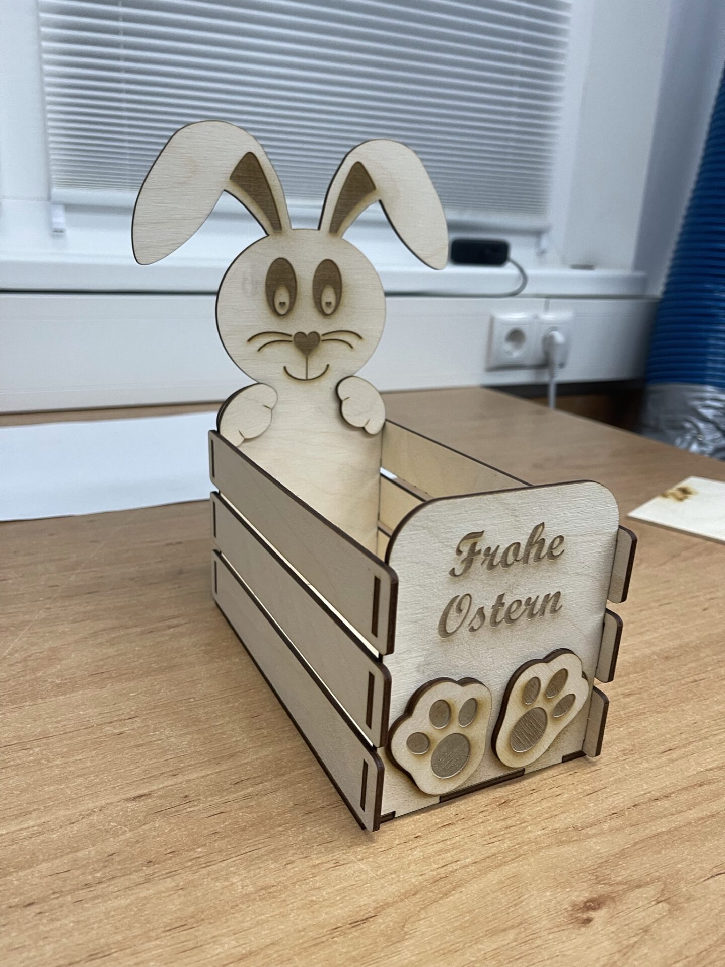 Osterhasen BOX aus Holz NEU