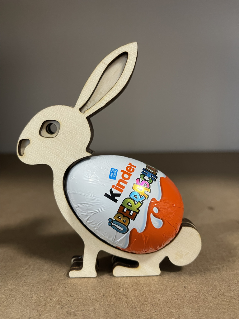 Osterhase für Überraschungsei NEU